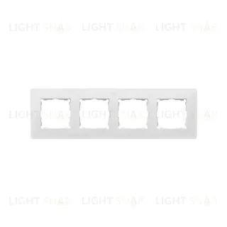 Рамка Simon 82 Detail Original, 4 поста (теплая белая) 8200640-029 8200640-029