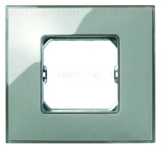 Рамка 1 постовая Simon 27 Neos Дымчатое стекло (пластик) 27771-34 27771-34