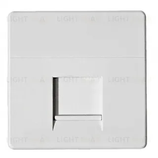 Интернет розетка одинарная Simon 27 RJ-45 (белый) 27087-32+75540-39 27087-32 + 75540-39