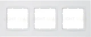 Рамка тройная Berker B.7 полярная белизна матовый 10136919 10136919