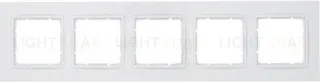 Рамка пятерная Berker B.7 полярная белизна матовый 10156919 10156919