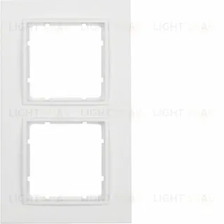 Рамка двойная Berker B.7 полярная белизна матовый 10126919 10126919