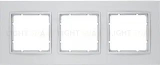 Рамка тройная Berker B.7 пластик алюминий 10136424 10136424