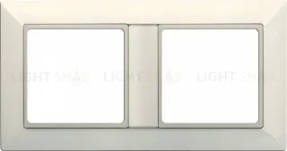 Рамка двойная Jung Eco Profi, слоновая кость EP482 EP482