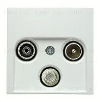 Телевизионная розетка проходная Berker TV-SAT-FM S4110+12031909 S4110 + 12031909