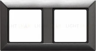 Рамка двойная Jung Eco Profi антрацит EP482AN EP482AN