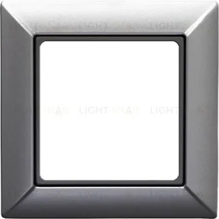 Рамка одинарная Jung Eco Profi алюминий EP481AL EP481AL