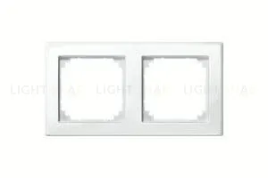 Рамка двойная Merten M-Smart белый глянцевый MTN478219 MTN478219