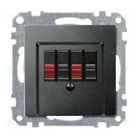 Розетка акустическая двойная Merten 110910+MTN297914 110910 + MTN297914