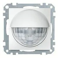 Датчик движения Merten, 40-300Вт, двухпроводное подключение, высота монтажа 2,2м MTN576799+MTN568819 MTN576799 + MTN568819