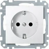Розетка с заземлением с защитой от детей Merten 16А/250В MTN2300-0319 MTN2300-0319