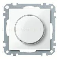 Светорегулятор поворотно-нажимной Merten 40-600 Вт. для ламп накаливания и галог. MTN5133-0000+MTN5250-0319 MTN5133-0000 + MTN5250-0319