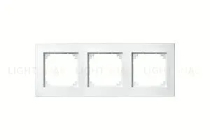 Рамка тройная Merten M-Plan белый глянцевый MTN515319 MTN515319