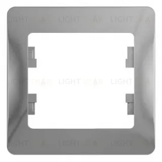 Рамка 1-ая Schneider Glossa алюминий пластик GSL000301 GSL000301