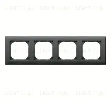 Рамка четверная Merten M-Plan антрацит MTN486414 MTN486414
