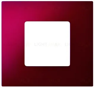 Рамка-декор 1 постовая Simon 27 Play артик красный 2700617-080 2700617-080