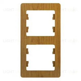 Рамка 2-ая Schneider Glossa для вертикальной установки дуб пластик GSL000506 GSL000506