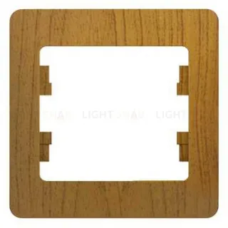 Рамка 1-ая Schneider Glossa дуб пластик GSL000501 GSL000501