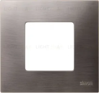 Рамка-декор 1 постовая Simon 27 Play титан 2700617-041 2700617-041