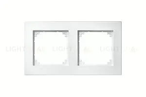 Рамка двойная Merten M-Plan белый глянцевый MTN515219 MTN515219