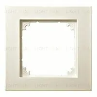 Рамка одинарная Merten M-Plan кремовый глянцевый MTN515144 MTN515144