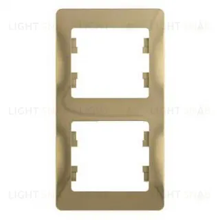 Рамка 2-ая Schneider Glossa для вертикальной установки титан пластик GSL000406 GSL000406