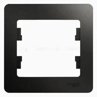 Рамка одинарная Schneider Glossa антрацит GSL000701 GSL000701