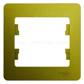 Рамка одинарная Schneider Glossa фисташковый GSL001001 GSL001001