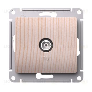 Розетка телевизионная Schneider Electric Glossa сосна GSL001593 GSL001593