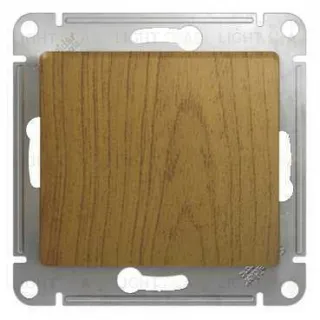 Кнопочный выключатель Schneider Electric Glossa дуб GSL000515 GSL000515