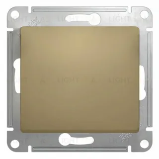 Выключатель одноклавишный Schneider Electric Glossa титан GSL000411 GSL000411