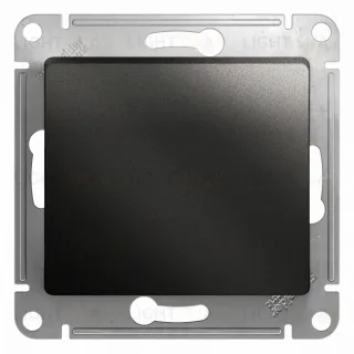 Кнопочный выключатель Schneider Electric Glossa антрацит GSL000715 GSL000715