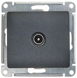 Розетка телевизионная Schneider Electric Glossa антрацит GSL000791 GSL000791
