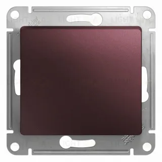 Выключатель одноклавишный Schneider Electric Glossa баклажановый GSL001111 GSL001111