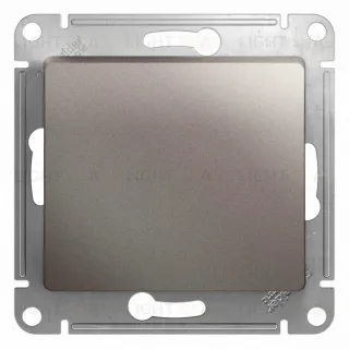Выключатель одноклавишный Schneider Electric Glossa платина GSL001211 GSL001211