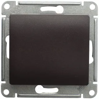 Выключатель одноклавишный Schneider Electric Glossa шоколад GSL000811 GSL000811