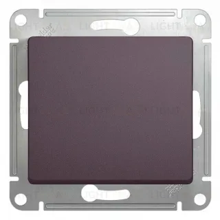 Выключатель одноклавишный Schneider Electric Glossa сиреневый туман GSL001411 GSL001411