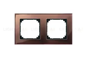 Рамка двойная Merten M-Elegance махагон MTN4020-3215 MTN4020-3215