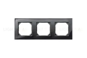 Рамка тройная Merten M-Elegance черный оникс MTN404303 MTN404303