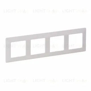 Рамка четверная Legrand Valena Life, белый 754004 754004