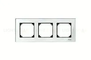 Рамка тройная Merten M-Elegance бриллиант MTN404319 MTN404319