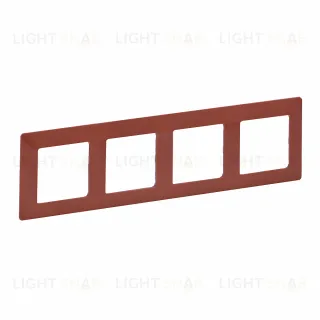 Рамка четверная Legrand Valena Life, терракота 754074 754074