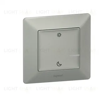 Умный беспроводной сценарный выключатель «День/Ночь» Legrand Netatmo Valena Life алюминий 752389 752389