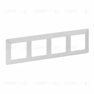 Рамка четверная Legrand Valena Life, жемчуг 754144 754144