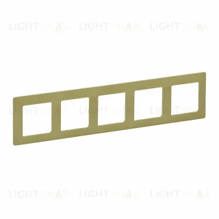 Рамка пятерная Legrand Valena Life, лайм 754085 754085