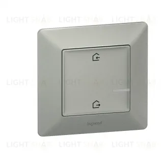 Главный выключатель «Я дома/Я вне дома» Legrand Netatmo Valena Life алюминий 752386 752386