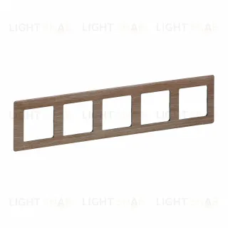 Рамка пятерная Legrand Valena Life, светлое дерево 754185 754185