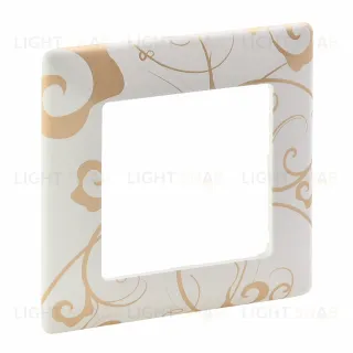 Рамка одинарная Legrand Valena Life, ампир белый 754101 754101