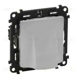 Вывод кабеля с суппортом Legrand Valena Life алюминий 753034+754732 753034 + 754732