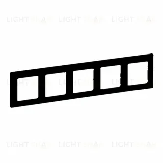 Рамка пятерная Legrand Valena Life, антрацит 754255 754255